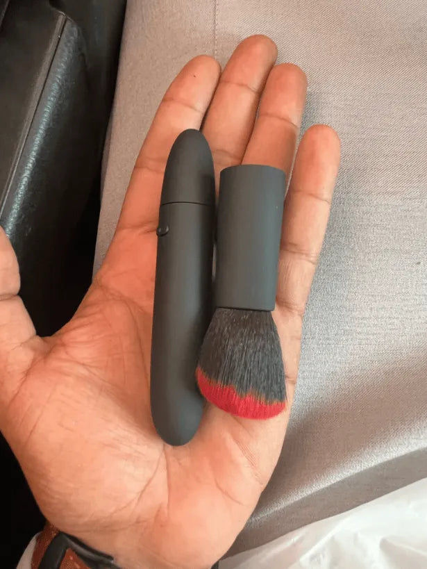 Vibrador Feminino com Design de Pincel de Maquiagem - PinVrib