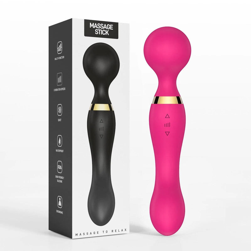 Varinha Mágica Vibratória de Duas Pontas com Rotação - Vary W