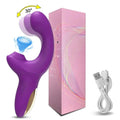 Vibrador 2 em 1 Sugador de Clitóris e Estimulador Ponto G - GTantric