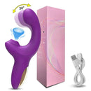 Vibrador 2 em 1 Sugador de Clitóris e Estimulador Ponto G - GTantric