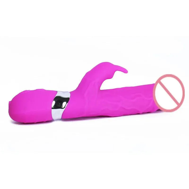 Vibrador Rabbit Multiple Sensations 2 em 1 - Pênis Realístico com Estímulos Clitorianos e Vibrações