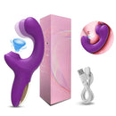 Vibrador 2 em 1 Sugador de Clitóris e Estimulador Ponto G - GTantric