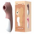 Vibrador Sugador Feminino Bear Teddy Love - 10 Modos Poderosos de Sucção