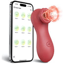 Vibrador Sugador Feminino Oral Fantasy Pro - Com Controle por Aplicativo e 9 Modos de Sucção