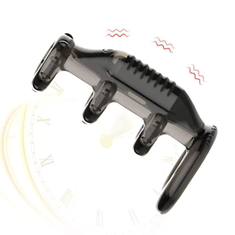 Anel Peniano com Vibrador Estimulador para Penetração - HShart