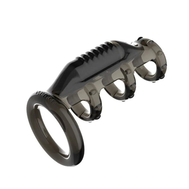 Anel Peniano com Vibrador Estimulador para Penetração - HShart