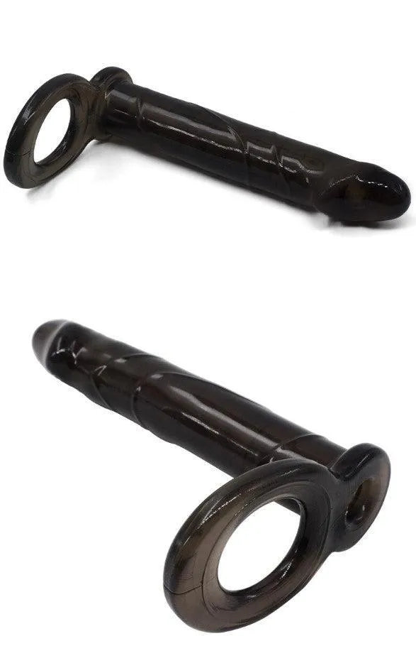 Anel Peniano Companheiro Dupla Penetração de Silicone - JTanki