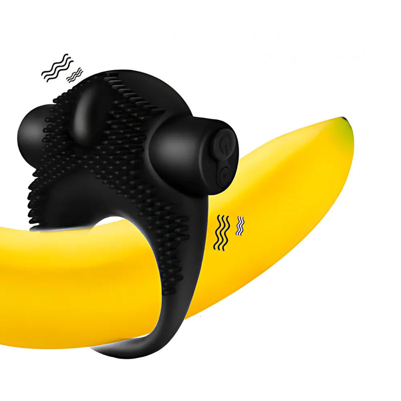 Anel Peniano Casal Texture - 10 Níveis de Vibração Estimulação