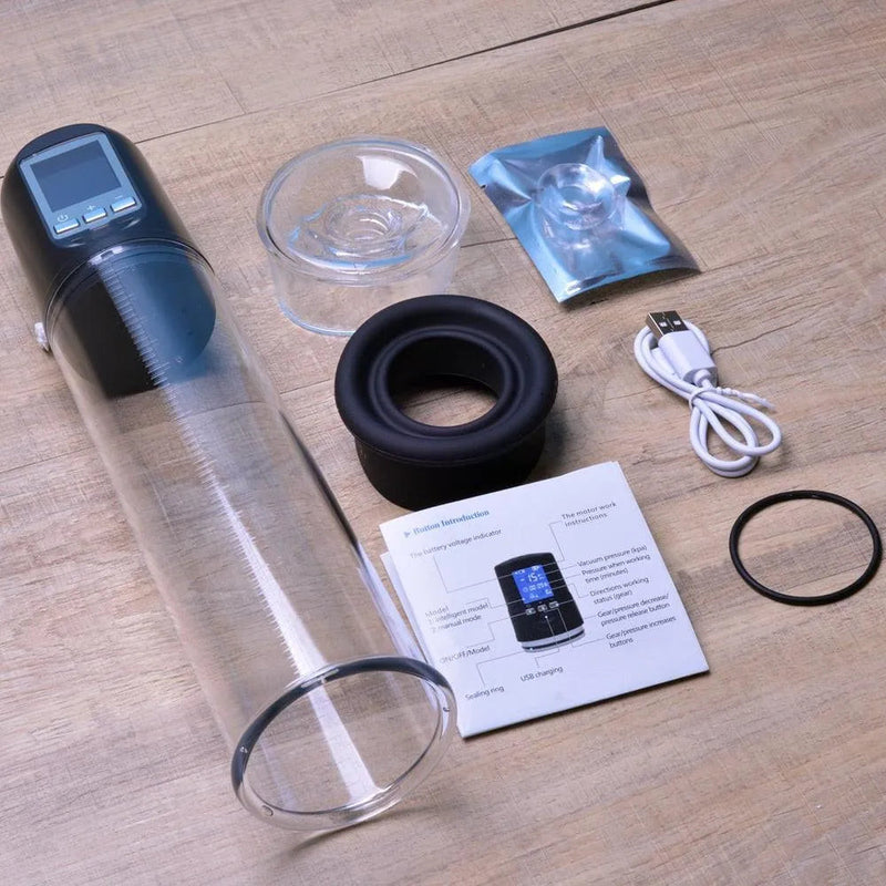 Penis Pump Led Screen - Bomba Peniana Eletrica
