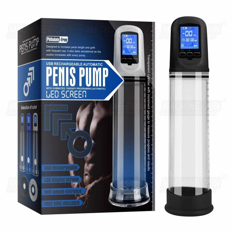 Penis Pump Led Screen - Bomba Peniana Eletrica