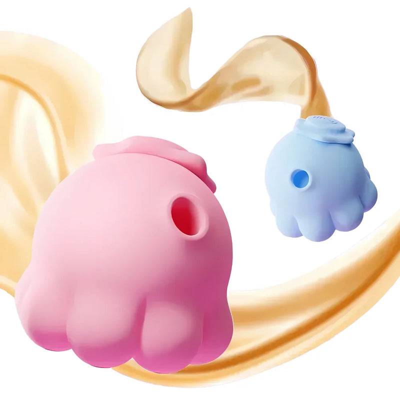 Sugador Vibrador Magic Polvo - 3 em 1 Vibra Aquece e Suga o Clitóris