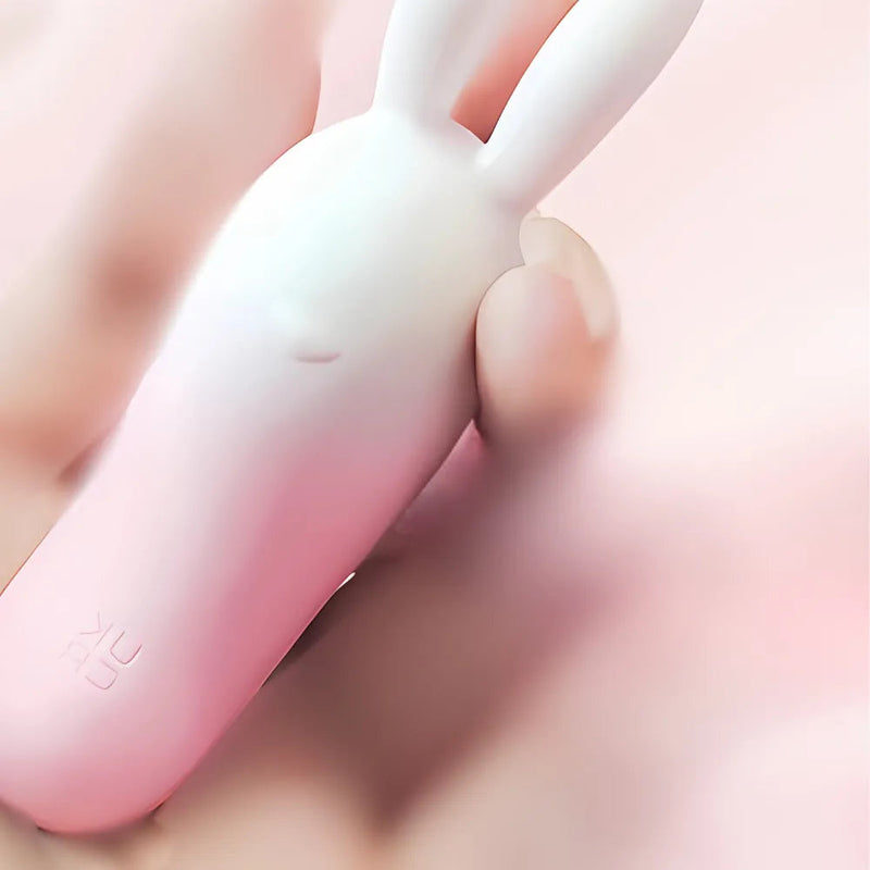 Vibrador de Dedo Coelhinho - 8 Modos de Vibração Múltiplas Maneiras de Usar