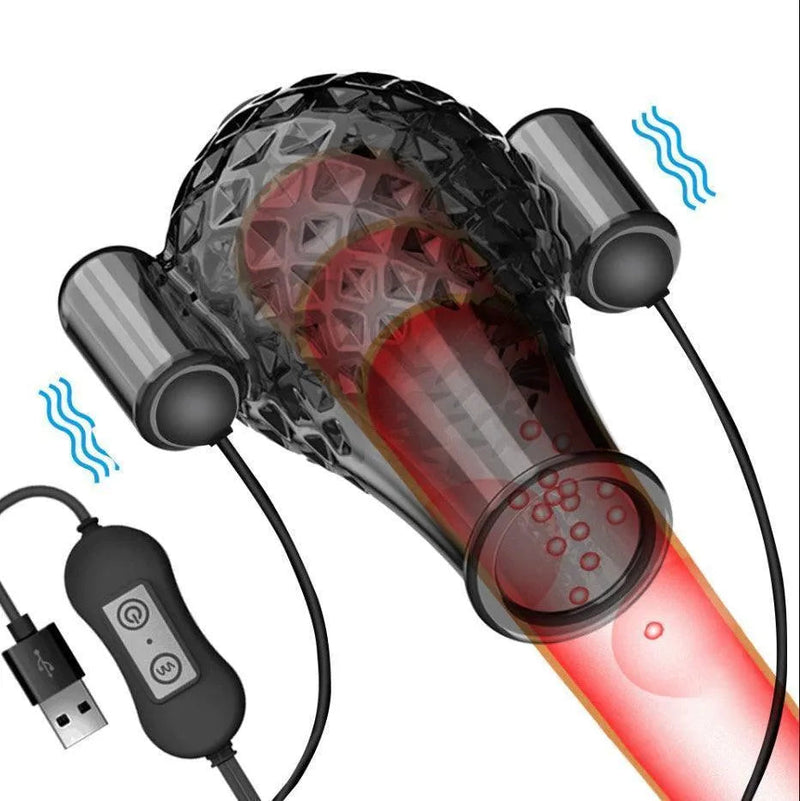 Cápsula Vibratória Masturbador Masculino para Glande - CapVibro