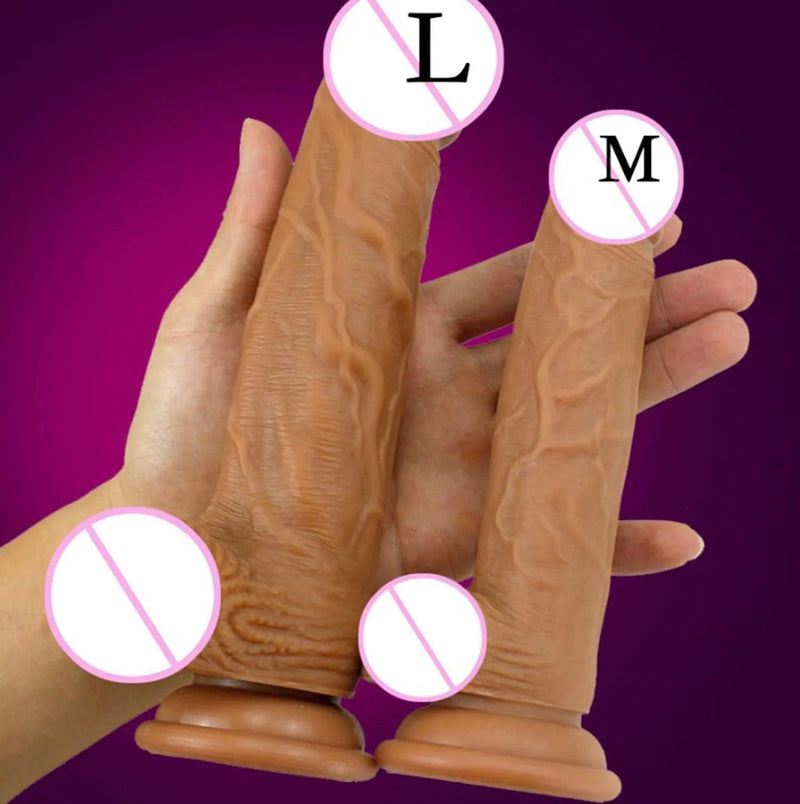 Large Love - Consolo Pênis Realístico em Ciber Skyn com Ventosa