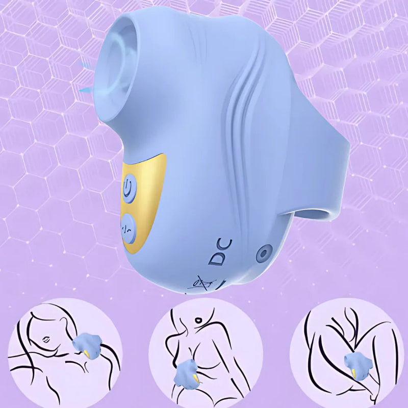 Vibrador Feminino Intense Bliss - 10 Modos de Vibração Estimulo do Clitóris Mamilos e Ânus