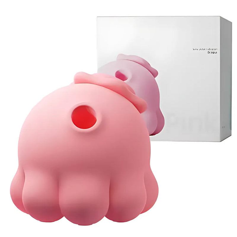 Sugador Vibrador Magic Polvo - 3 em 1 Vibra Aquece e Suga o Clitóris