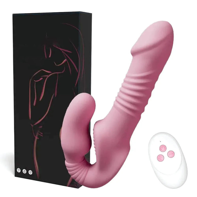 Vibrador Strapless Couples- Estimulador de Ponto G e Clitóris com Prótese