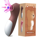 Vibrador Sugador Feminino Bear Teddy Love - 10 Modos Poderosos de Sucção