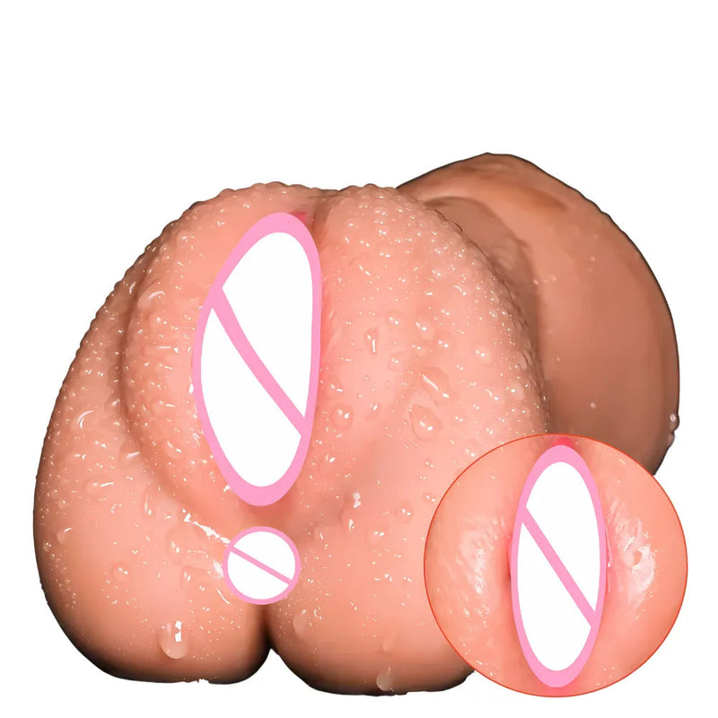 Masturbador Masculino Realístico Prazer 3D - 3 em 1: Vagina Ânus e Boca