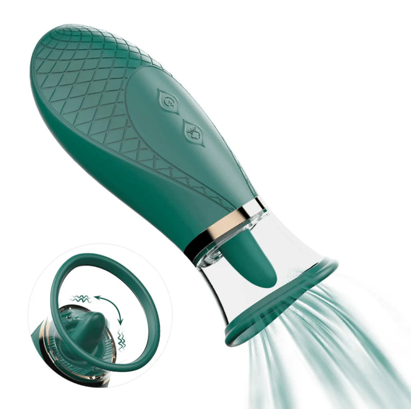 Honey Pistil - S hande Simulador de Sexo Oral com Linguinha Vibratória para Mulheres