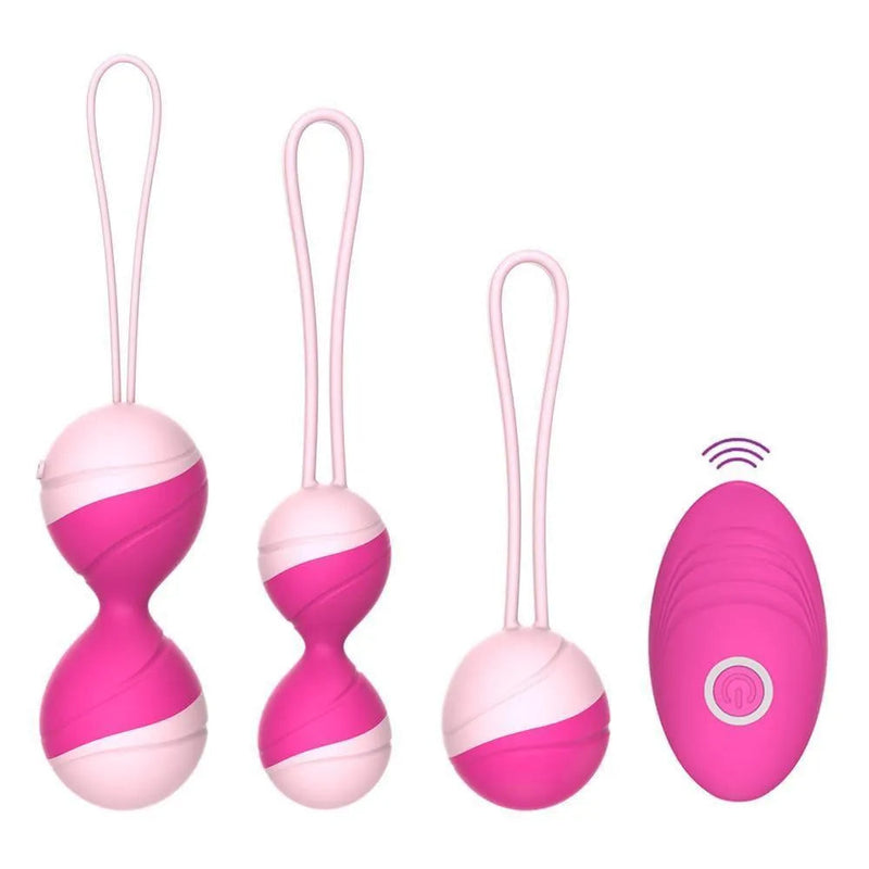 Love Balls Heauthy - Bolas de Pompoarismo com Controle Remoto