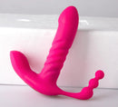 Lover 3 em 1 - Vibrador para Clitóris, Ponto G e Ânus com Controle Remoto a Distância