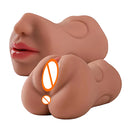 Masturbador Masculino Realístico Prazer 3D - 3 em 1: Vagina Ânus e Boca