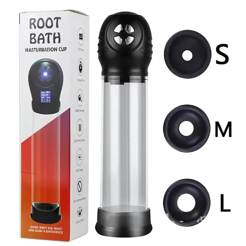 Bomba Elétrica de Vácuo Titan Pump - Masturbador Masculino 6 Modos de Sucção e Velocidade