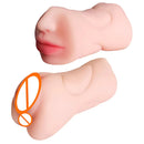 Masturbador Masculino Realístico Prazer 3D - 3 em 1: Vagina Ânus e Boca