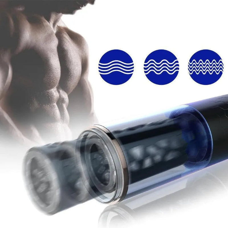 Masturbador Masculino 4D com Texturas, Sucção, Vibração e Vagina Realística - SwordsMan