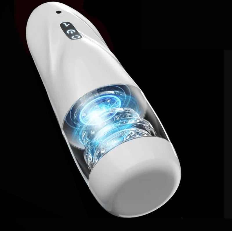 Masturbador Peniano com 10 Níveis de Estimulação Intensa