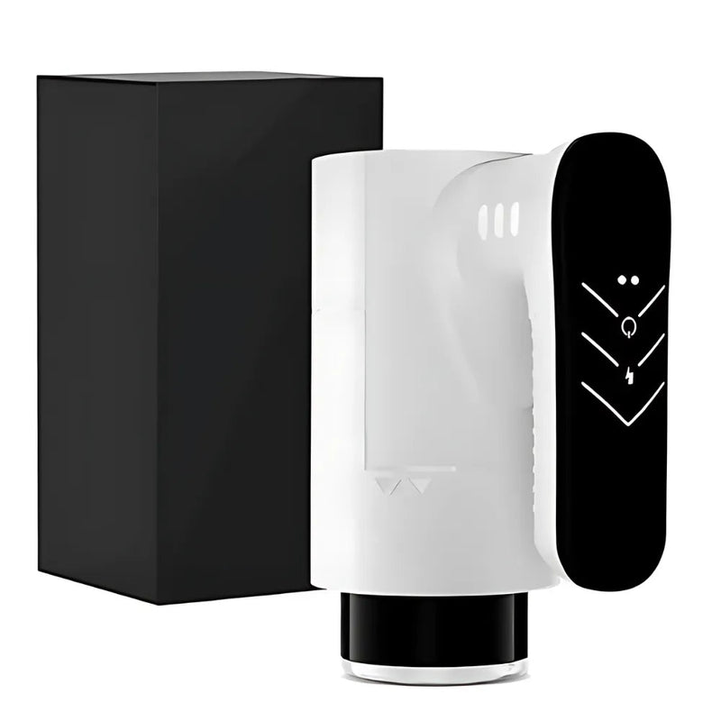 Masturbador Masculino Glass: Vibrador com Alça e Movimento Vai e Vem