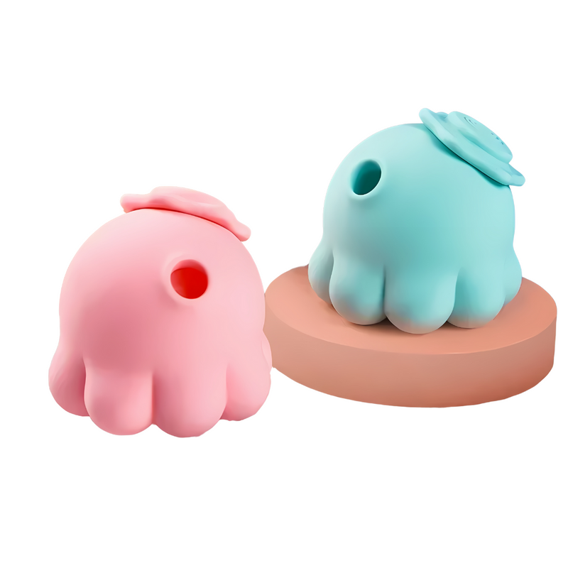 Sugador Vibrador Magic Polvo - 3 em 1 Vibra Aquece e Suga o Clitóris