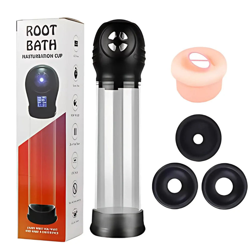 Bomba Elétrica de Vácuo Titan Pump - Masturbador Masculino 6 Modos de Sucção e Velocidade