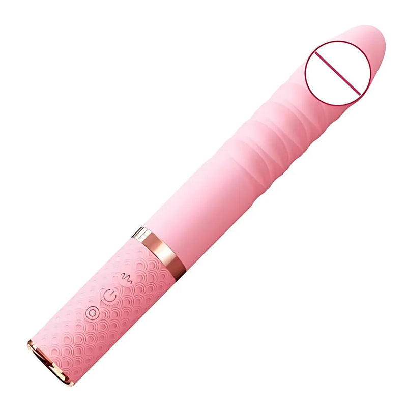 Vibrador Dildo Pulse - Estimulação Ponto G com Modo Vai e Vem e Vibrações