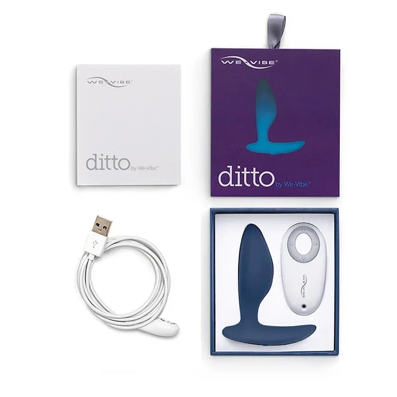 Plug Anal We Vibe Ditto - Estimulador de Próstata com até 20 Padrões de Vibração