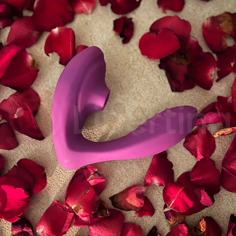 Vibrador de Ponto G e Sugador de Clitóris com 10 Níveis - Absolut