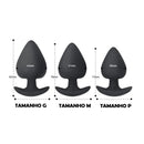 Plug Anal com Vibrador e Controle Remoto - PlugOn