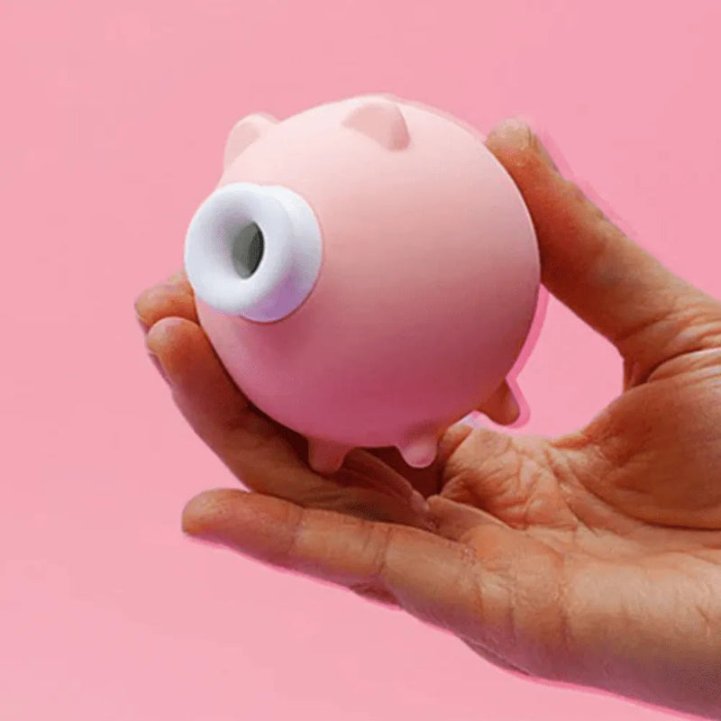 Vibrador Porquinho Baby - Sugador de Clitóris Super Poderoso