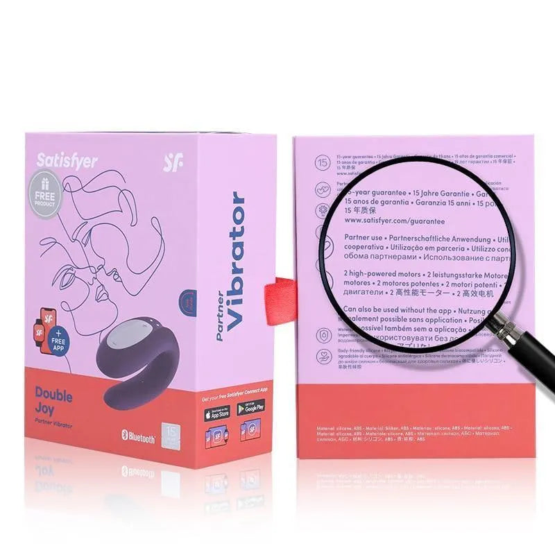 Satisfyer Double Joy  - Vibrador para Casais com 3 Estímulos Simultâneos