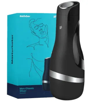 Satisfyer Man Classic Silver - Masturbador Masculino