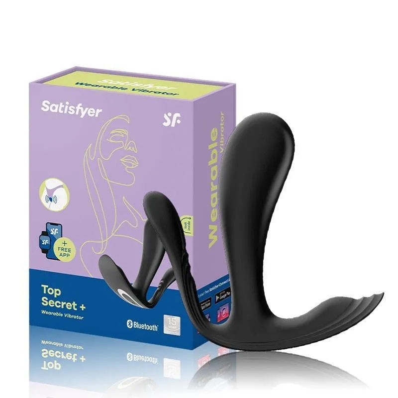 Satisfyer TopSecret+ - Vibrador de Ponto G, Clitóris e Ânus