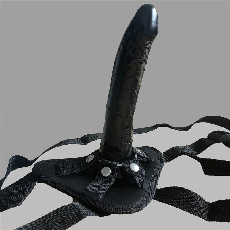 Strap On   Cinta com Dildo Consolo Grosso em Silicone