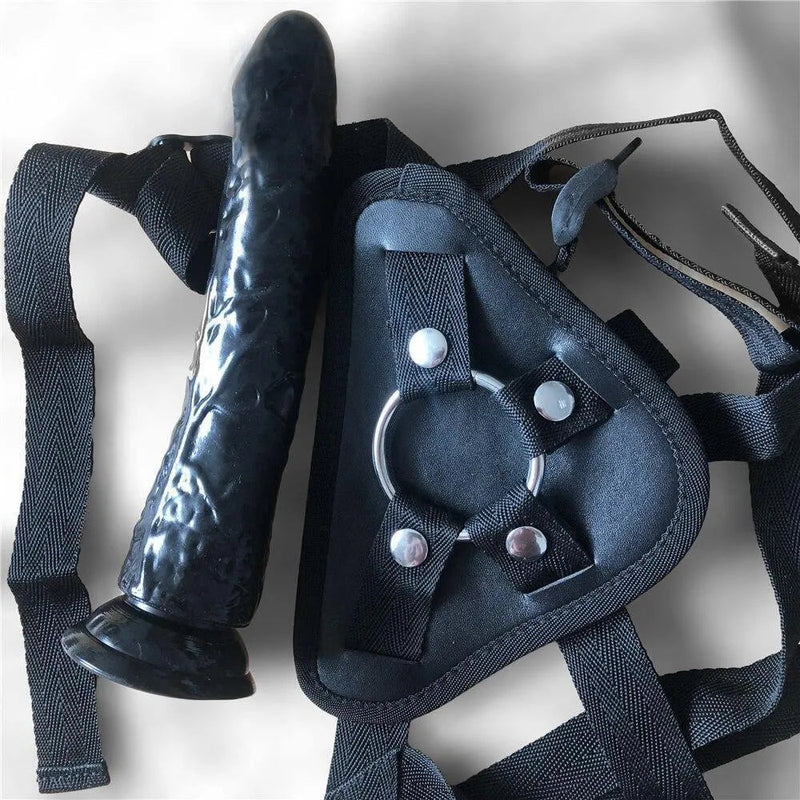 Strap On   Cinta com Dildo Consolo Grosso em Silicone