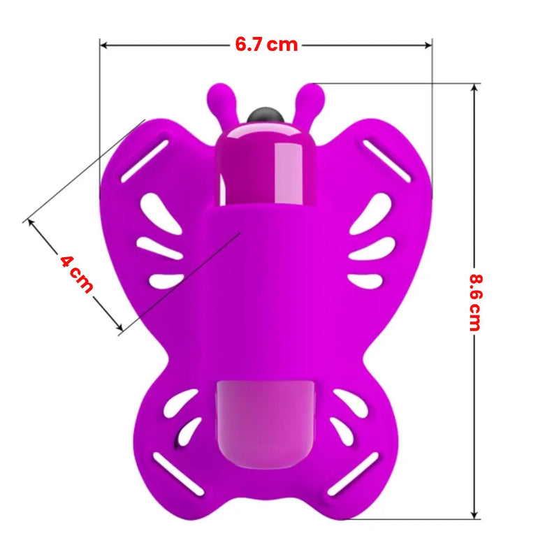 Pretty Love Vibrador de Calcinha Butterfly - Estimulação do Clitóris com 10 Modos de Vibração