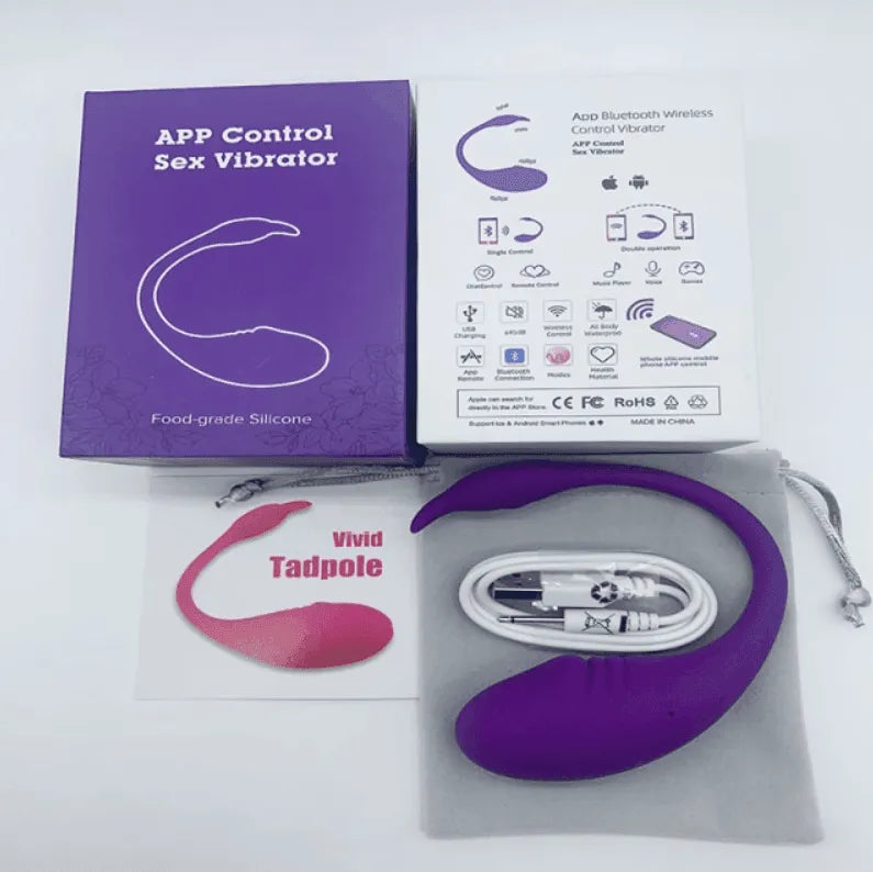 Vibrador com Controle por Aplicativo Sem Limites de Distância - Vivid