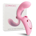 Vibrador com Estimulo no Ponto G e Sugador de Clitóris - Sunbabe