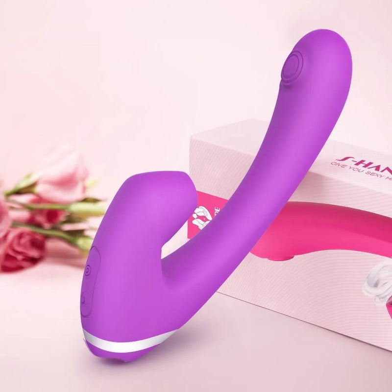 Vibrador Consolo e Sugador de Clitóris - Rabbit S-Hand