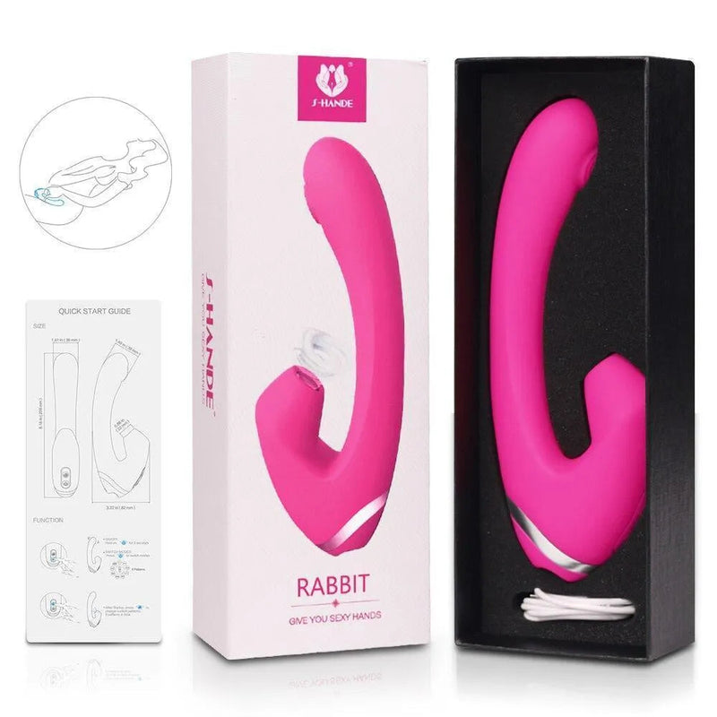Vibrador Consolo e Sugador de Clitóris - Rabbit S-Hand