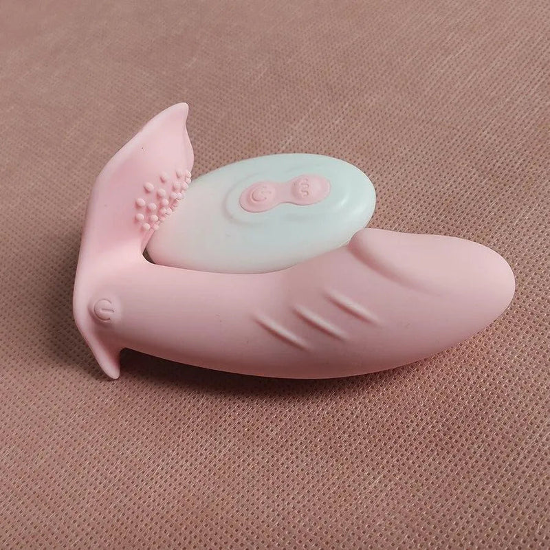 Vibrador de Calcinha para Clitóris e Ponto G com Controle Remoto a Distância